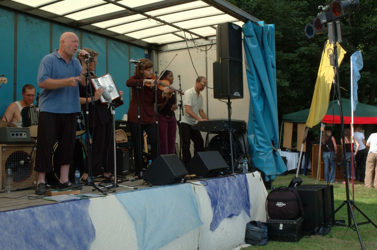 The stage at Chalford Feast in 2005