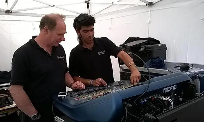 Tony and Niks at Oakstock, August 2017